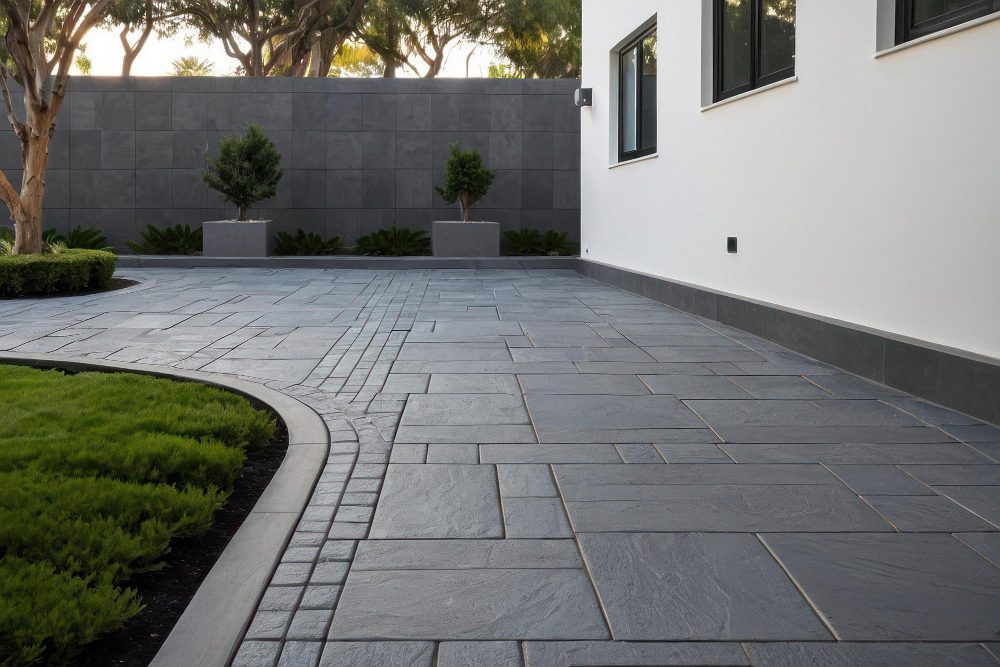 Driveway being laid